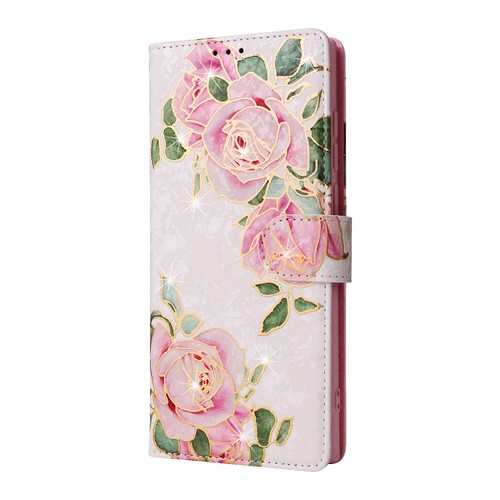 For Samsung S25 S24 S23 S22 S21 Flower Pattern Holder Wallet Flip Kickstand Case - Picture 53 of 57