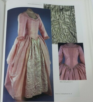 Costume Close Up Clothing Construction & Pattern 1750-1790 Colonial Illustrated 