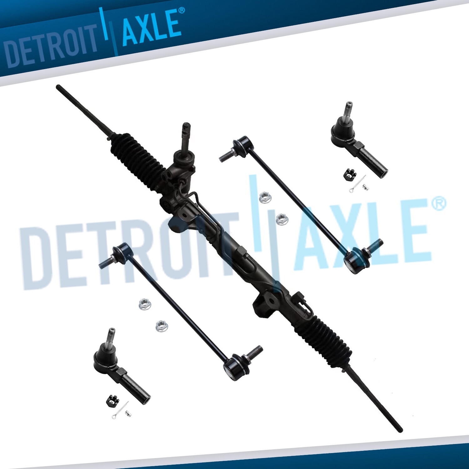 5pc Rack and Pinion Outer Tierod Sway Bar for Chrysler 200 Sebring