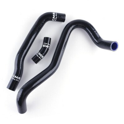 Black Silicone Radiator Hose Kit for 07-10 Acura CSX TYPE-S Honda Civic Si K20Z3
