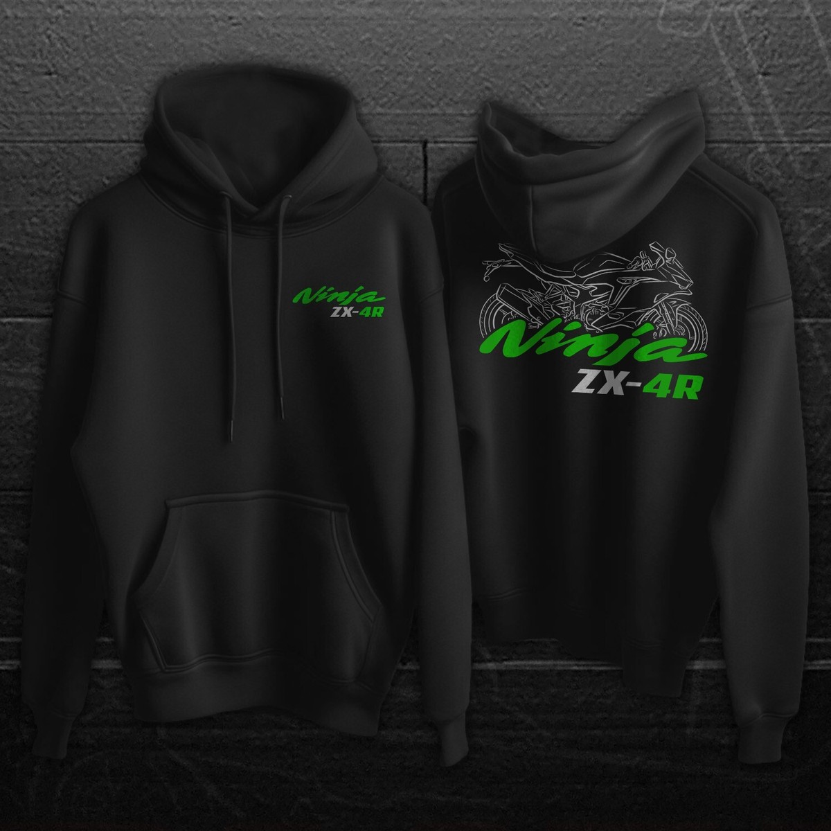 Kawasaki Ninja ZX-4R/RR 2023-2025 - Motorcycle Hoodie