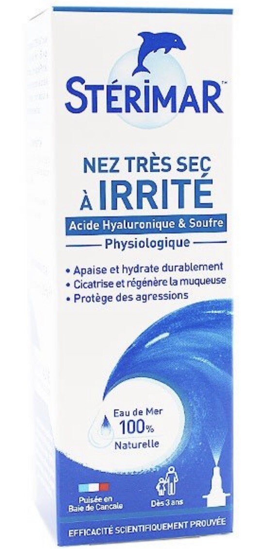 Stérimar spray nez très sec et irrité solution marine 20ml pour le confort de l'enfant