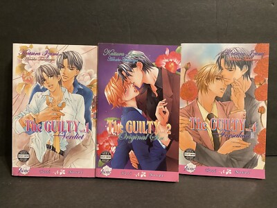 The Guilty Volume 1-2 & 4 Original Sin Novel BL Rare OOP *READ*