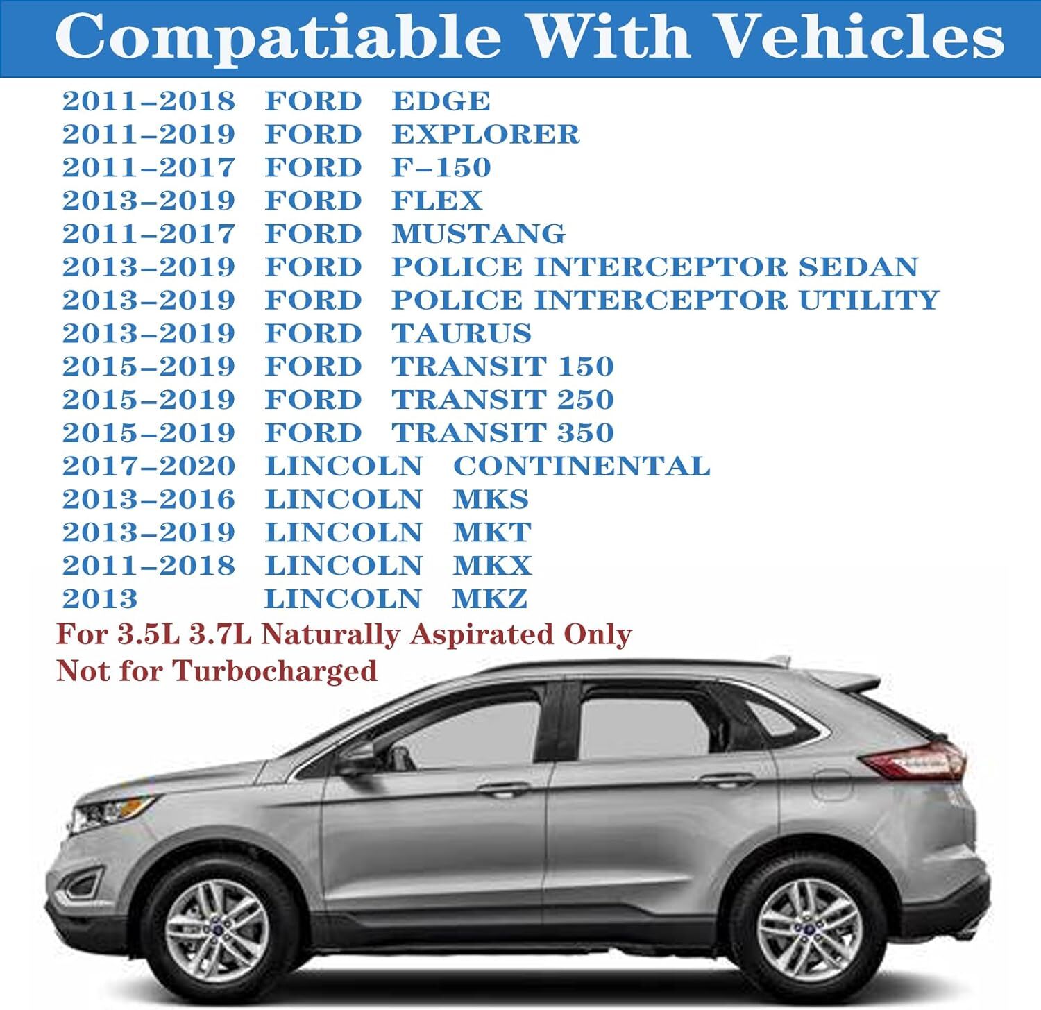 Valve Cover Gasket For Ford Explorer Taurus Edge F-150 Lincoln MKS MKT 3.7L 3.5L