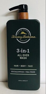 Tommy Bahama  Eucalyptus + Tea Tree 3-in-1 All Over Wash  For Men 32 fl oz New