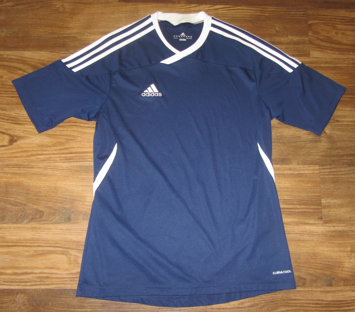 no Buena suerte Púrpura Adidas ClimaCool Mens T-Shirt, Short-Sleeve, V-Neck, Blue, Size M, EUC |  eBay