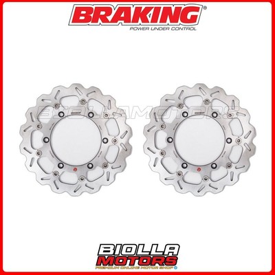 SATZ BREMSSCHEIBEN VORNE BRAKING HONDA VF C MAGNA 750 1999 - [WAVE FLOATING] 
