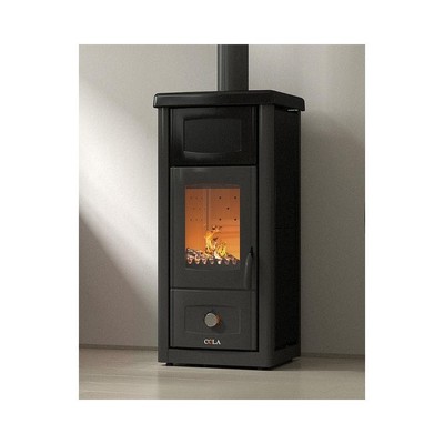 Stufa legna Anselmo Cola ENEA Ceramica 7kW convezione naturale alte  prestazioni | eBay