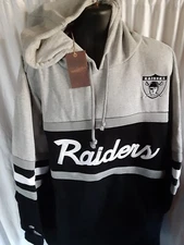 Las Vegas Raiders Men's Mitchell Ness Big Tall Sweatshirt 3XLB or 5XLB