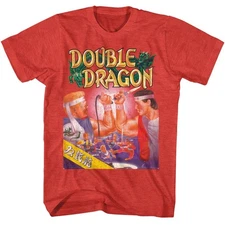 Double Dragon - 1 Arcade Smash - American Classics - Heather Red Adult Short Sle