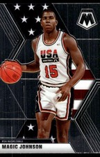Magic Johnson 2019-20 Panini Mosaic #255 USA NBA READ FREE SHIPPING AutographDen