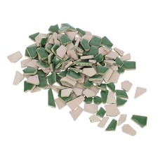 1 Pack Irregular Ceramic Tiles: Small Porcelain Tiles For Diy Crafts And Home