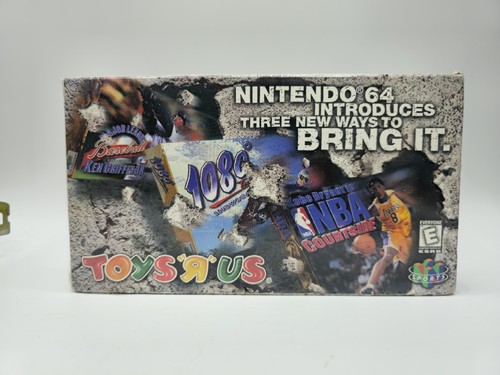 NEW NINTENDO 64 Promo VHS KOBE BRYANT Ken Griffey Jr. 1080 Snowboarding Toysrus - Picture 1 of 14