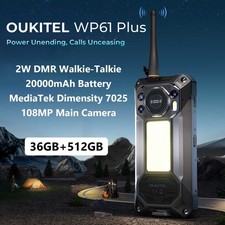 Oukitel WP61 Plus 5G Walkie-Talkie Rugged Phone  6.78" 108MP 36GB+512GB 20000mAh