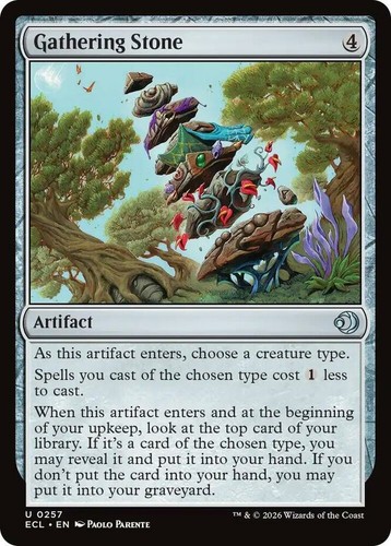 Gathering Stone 257 Uncommon Foil Lorwyn Eclipsed