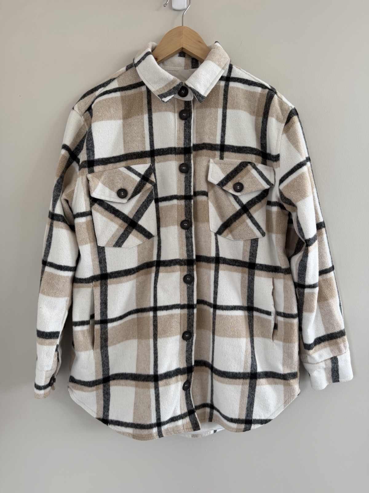Thread & Supply Medium Flannel Shacket Casual Uti… - image 1