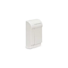Fine/Line 30 3-3/4 In. Left-Hand End Cap for Baseboard Heaters in Nu White