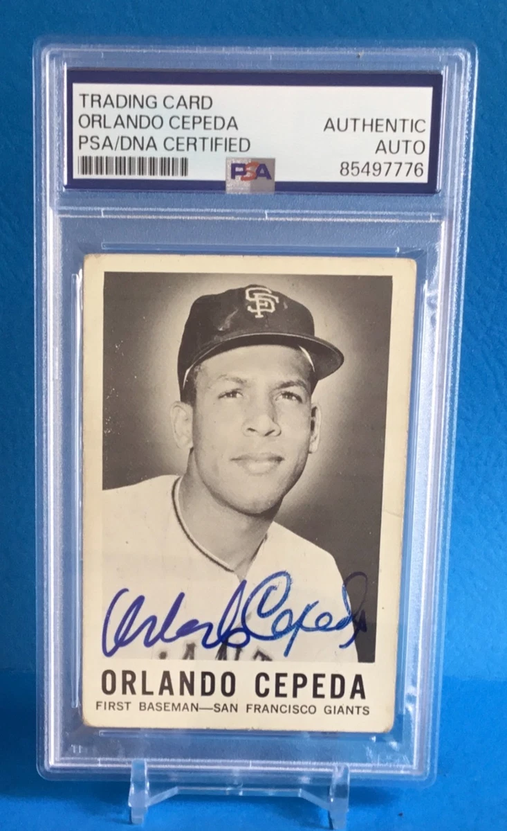Orlando Cepeda Autographed Baseball Cards for sale | eBay