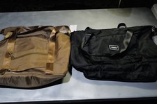 FOldie travel and waist bags (2 of each) black and gold colors