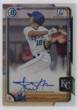 2015 Bowman Chrome Prospects Refractor 229/499 Logan Moon #BCAP-LM Auto 1e19