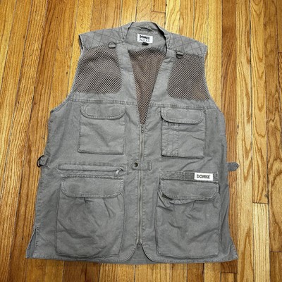 Domke Vest Men XL Beige PhoTOGS Photo Vest Cargo Safari Mesh Gorpcore Quilt