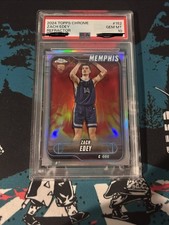 Zach Edey Rookie Topps Chrome PSA Graded Gem Mint 10 2024 Refractor 