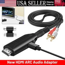 New HDMI ARC Audio Adapter 3.5mm USB Audio Output Extractor Audio Cable Fits TV