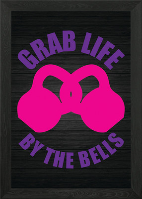 Grab Life By The Bells Gerahmtes Wandbild Poster Leinwanddruck Bild