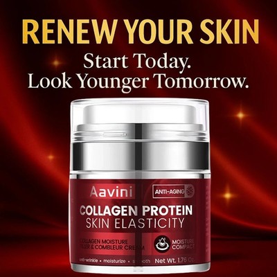 Aavini Collagen Cream 50g   Hydrating, Firming & Plumping Anti-Wrinkle Face Care