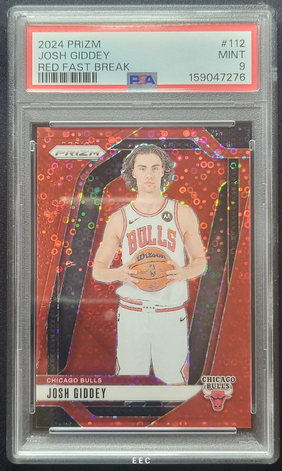 2024 PANINI PRIZM 112 JOSH GIDDEY RED FAST BREAK SP /100