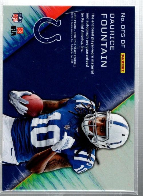 2018 Rookies and Stars Dress for Success #37 Daurice Fountain Auto Jersey /99 - Image 2 of 2