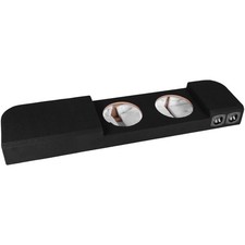 NEW DUAL 10" PORTED SUB BOX FITS 2009-2014 FORD F-150 SUPERCREW CAB TRUCKS