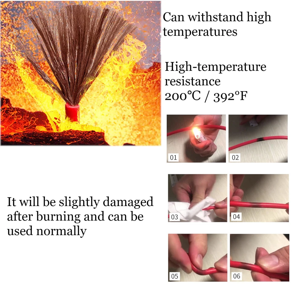Kit de cables de conexión 22GA 22AWG silicona 600V estañado trenzado eléctrico de 6 22 AWG Foto 4 de 4