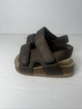 Children s Place Brown classic Duel strap sandals shoes 6-12 Months NEW NWOT