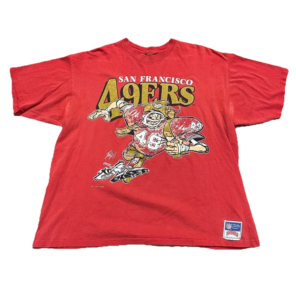 90's/NUTMEG/ナツメグ/49ERS/USA製Tシャツ/NFL 90´s/NUTMEG/ナツメグ/49ERS/USA製Tシャツ/NFL