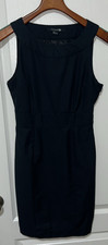 Forever 21 Women's Petite S Black Sleeveless Sheath Bodycon Dress Pre-Owned