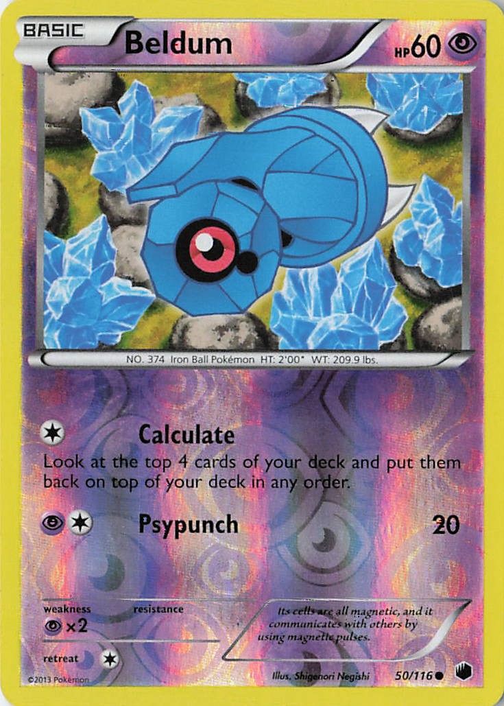 Beldum Common Plasma Freeze 50/116 NM Reverse Holofoil LP-NM