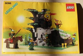 LEGO Castle: Camouflaged Outpost (6066) Missing Feathers w/Instructions & Spares