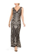 Sequined Evening Gown