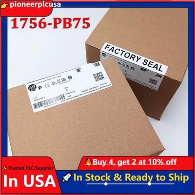 New Factory Sealed 1756-PB75 SER B ControlLogix 24V DC Power Supply US Free Tax