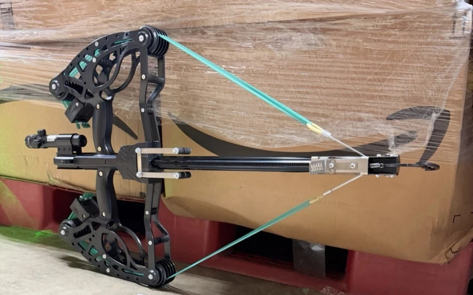 Rapid Fire Compound Bow Repeater 40-Shot 8mm Steel Ball Slingshot High Precision - Image 2 of 4