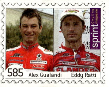 Figurina Ciclismo Sprint Cycling Magazine 2004 # 585 Alex Gualandi Eddy Ratti