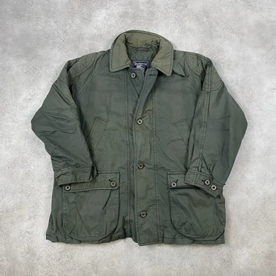 Veste Burberry homme XL vintage blindée doublée coupe-vent manteau militaire,... - Photo 1/4