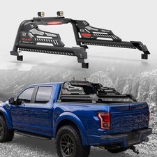 For 99-26 Silverado 1500 Sierra 56-65 Adjustable Roll Bar Chase Rack Spotlights