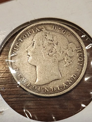 1873 Newfoundland 20 Cents — photo from the most recent tracked eBay sale