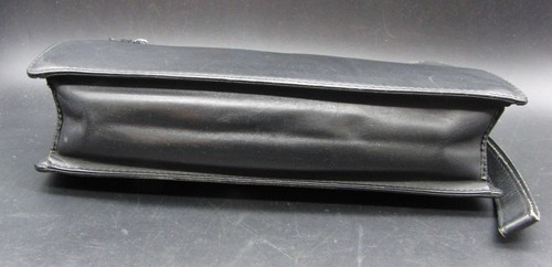 Luxury Dunhill Black Leather Toiletries Bag Zipper Length 27cm x Width 16cm - Picture 8 of 8