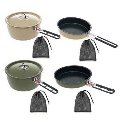 Camping Pots Portable Frying Pan Cookware Outdoor Cooking Accessories Durable