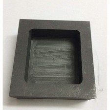 Gold Silver Graphite Ingot Mold Mould Crucible for Melting Casting Refining 500g