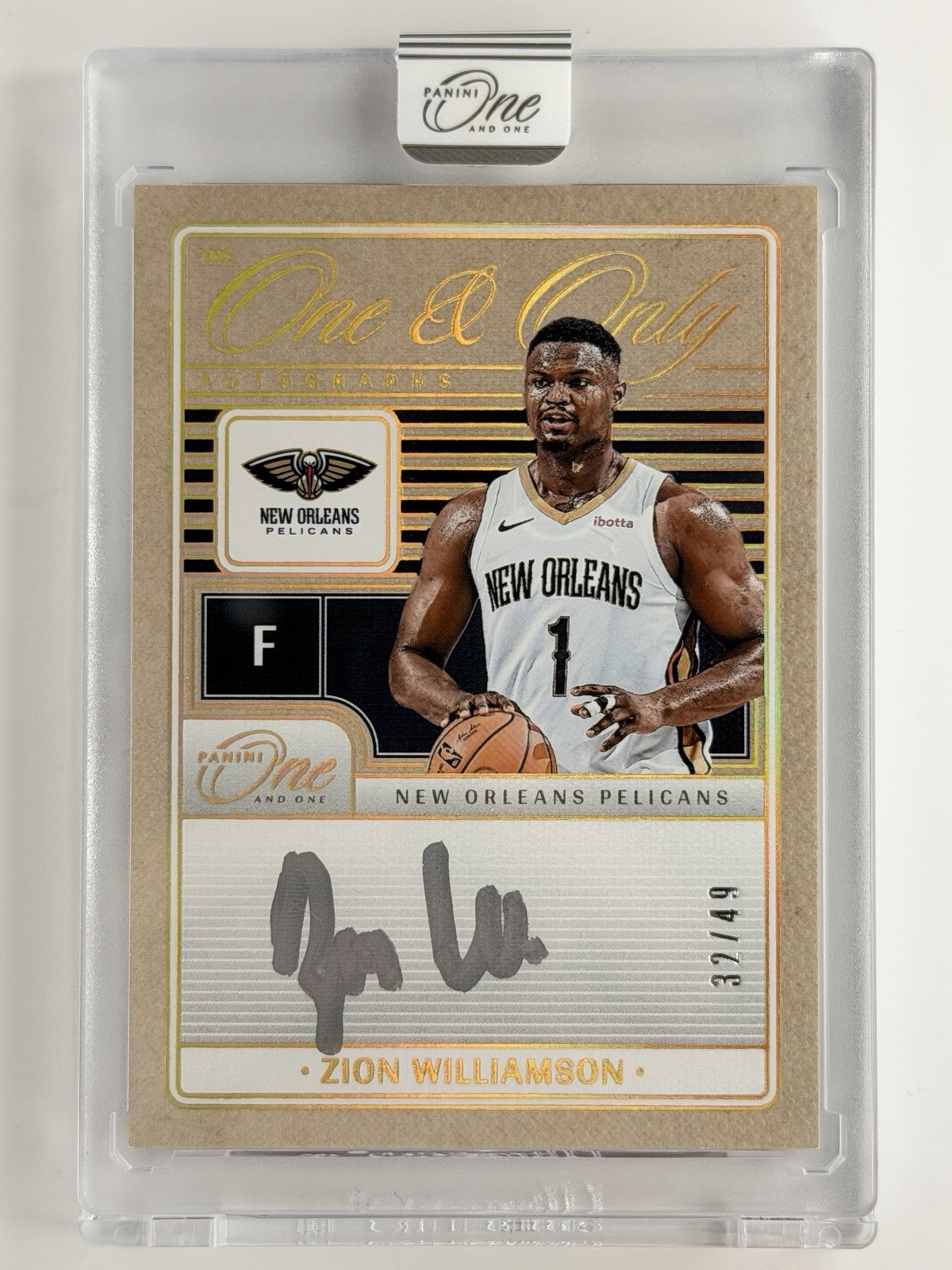 2024 Panini One and One The One And Only Signatures Zion Williamson /49