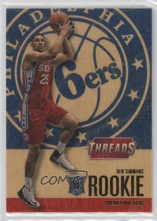 2016-17 Panini Threads Wood Rookies Ben Simmons #248 1s6